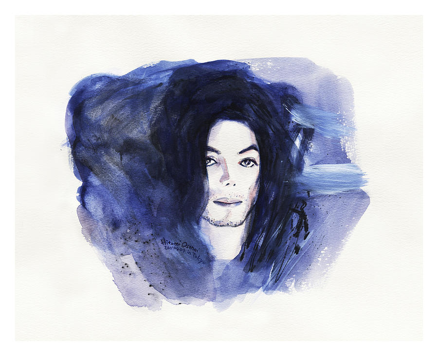 Michael Jackson Drawing - Michael Jackson Life by Hitomi Osanai