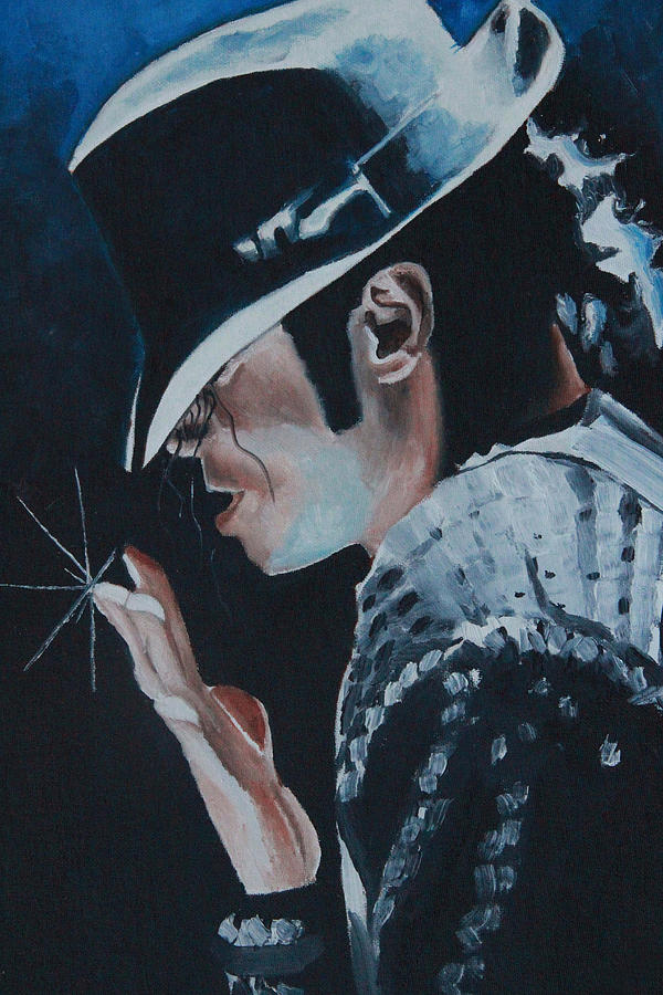 Michael Jackson Portrait Painting - Michael Jackson by Mikayla Ziegler