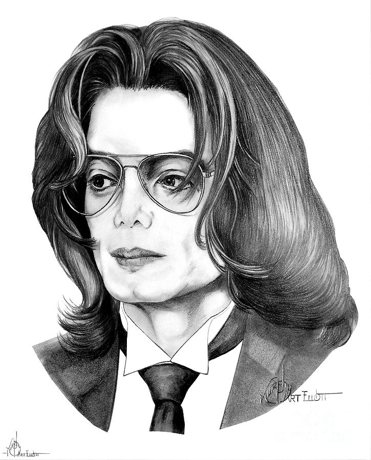Michael draw. Майкл Джексон в очках рисунок.