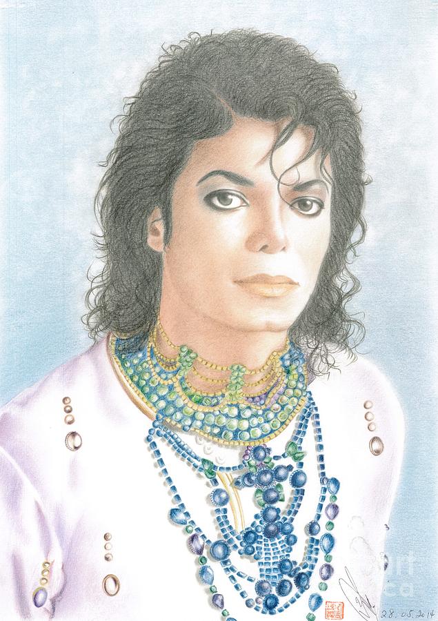 Michael Jackson - Our Beautiful Prince Drawing by Eliza Lo