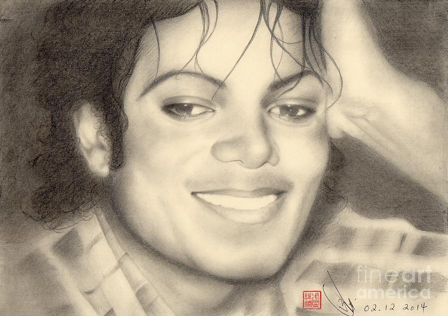 Michael Jackson #Seventeen Drawing by Eliza Lo
