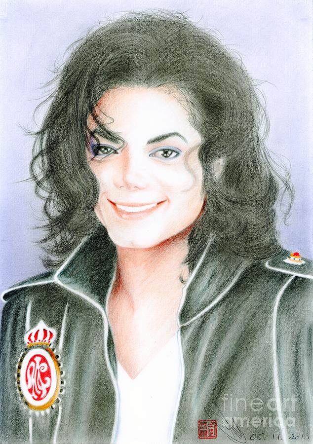 Michael Jackson #Twelve Drawing by Eliza Lo