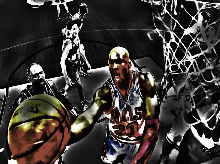 Michael Jordan Got Em Looking Digital Art by Brian Reaves