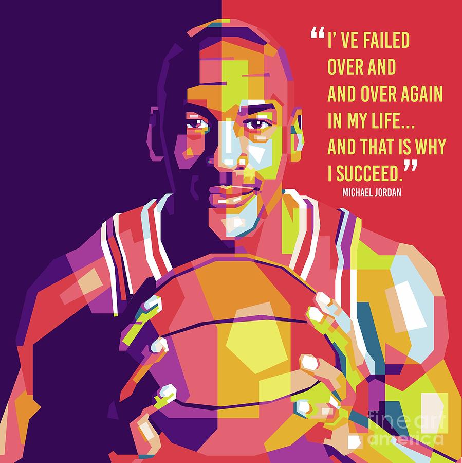 Michael Jordan WPAP Pop Art Illustraion Pop Art Posters, Pop Art, Pop ...