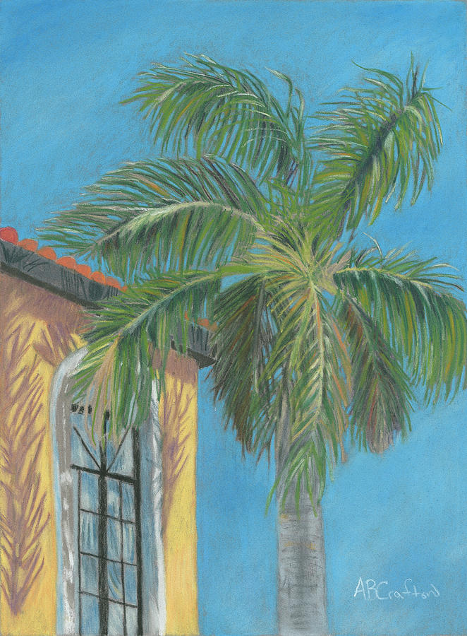 Michaels Palm Pastel by Arlene Crafton