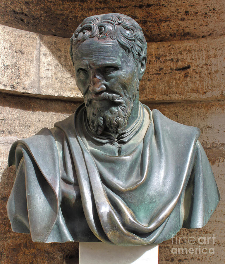 Michelangelo Bust at the Vatican in Rome by Gregory Dyer Michelangelo Bust at the Vatican in Rome by Gregory Dyer