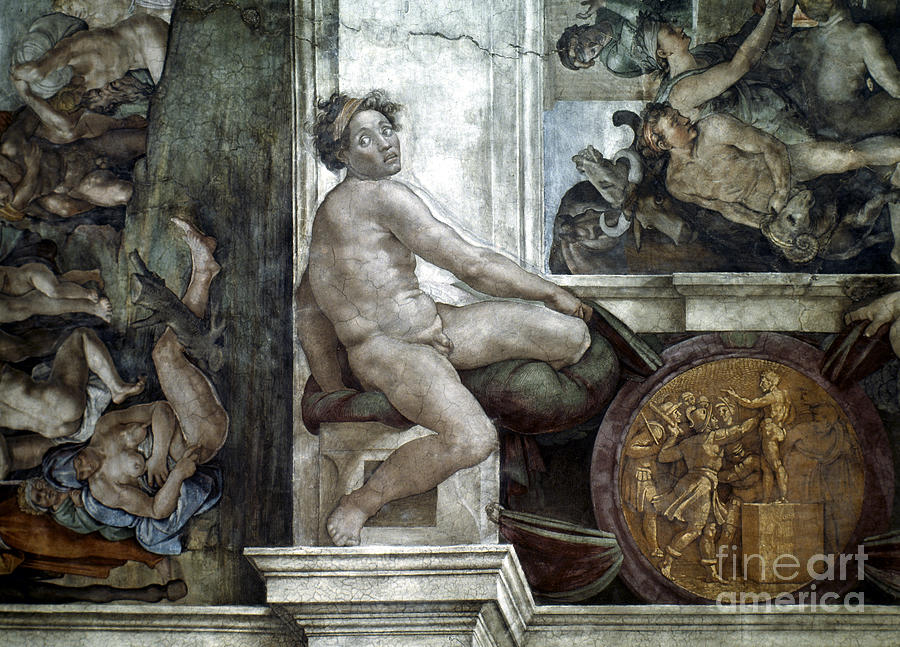 Michelangelo: Idol Painting by Granger