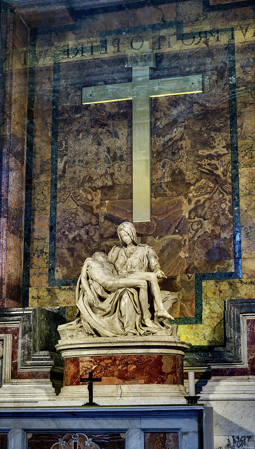 Michelangelo La Pieta Panorama Photograph by Weston Westmoreland