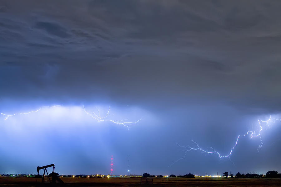Michelangelo Lightning Strikes Oil Photograph by James BO Insogna