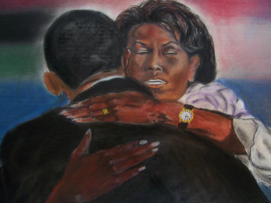 Barack Obama Painting - Michele by Darryl Hines