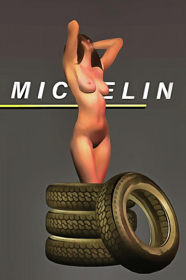 Michelin PNEUS Painting by Jan Keteleer