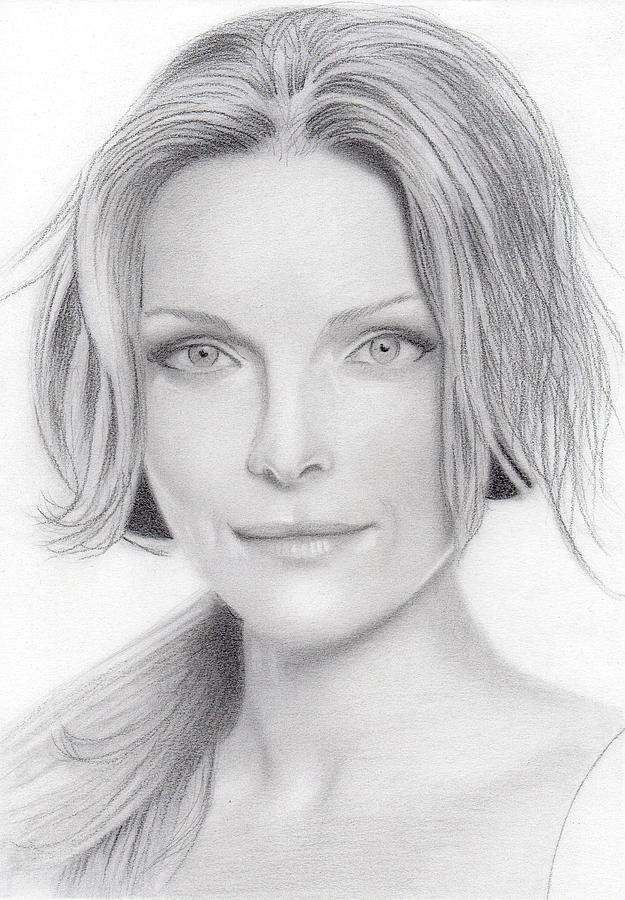 Michelle Pfeiffer Drawing By Emiliano Buiatti - Fine Art America