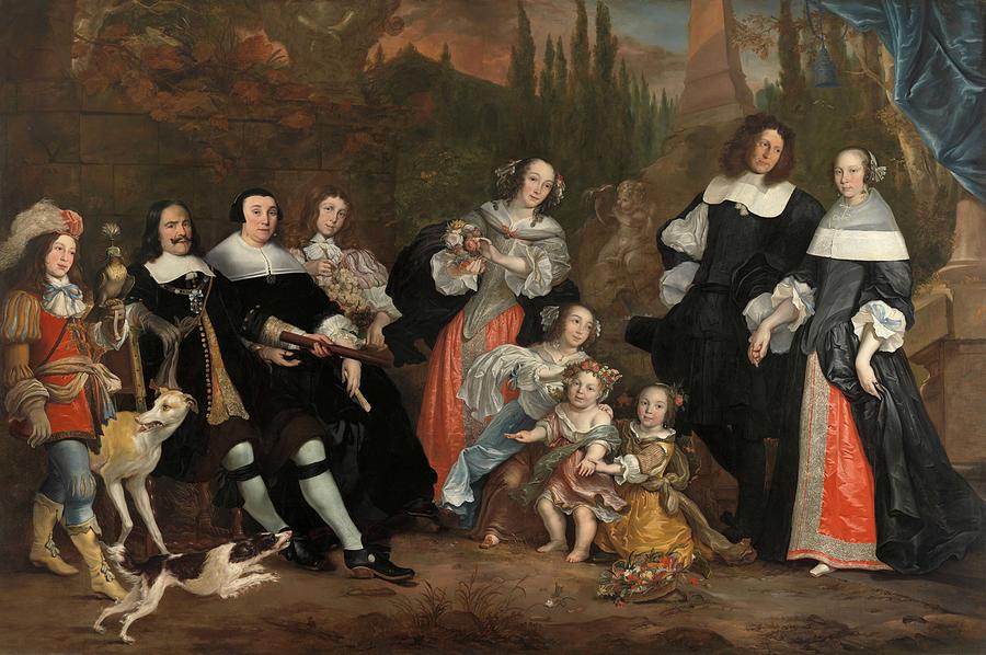 Michiel De Ruyter And His Family, Juriaen Jacobsz., 1662 Painting By ...