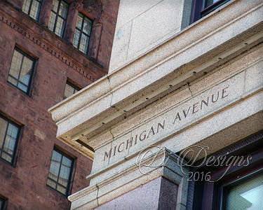 Michigan Avenue Chicago Photograph by DiDesigns Graphics