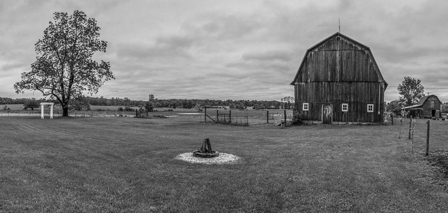 Michigan Barn Panoramic  Photograph by John McGraw