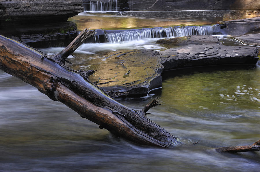 Nature Photograph - Michigan Falls  by Christian Heeb