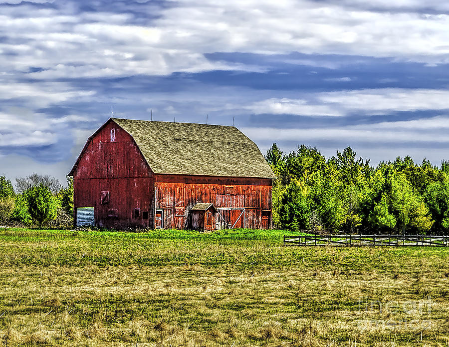 Michigan Red Barn Photograph by Nick Zelinsky Jr | Fine Art America