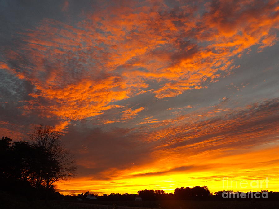 Michigan Sunset Photograph by Erick Schmidt