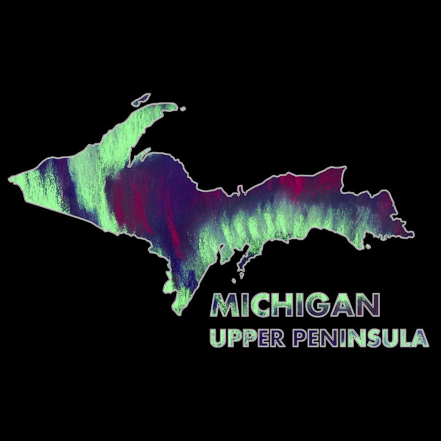 Michigan - UP - Northern Lights - Aurora Hunters Digital Art by Anastasiya Malakhova