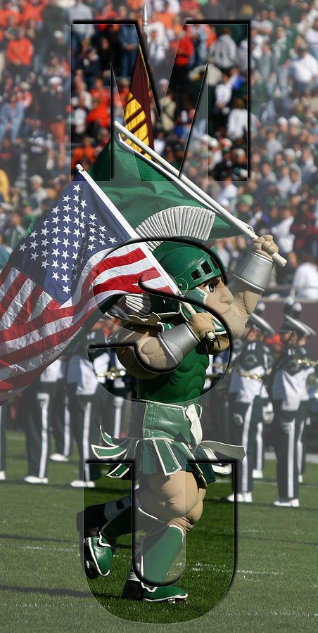 MichiganState Sparty Photograph by John McGraw
