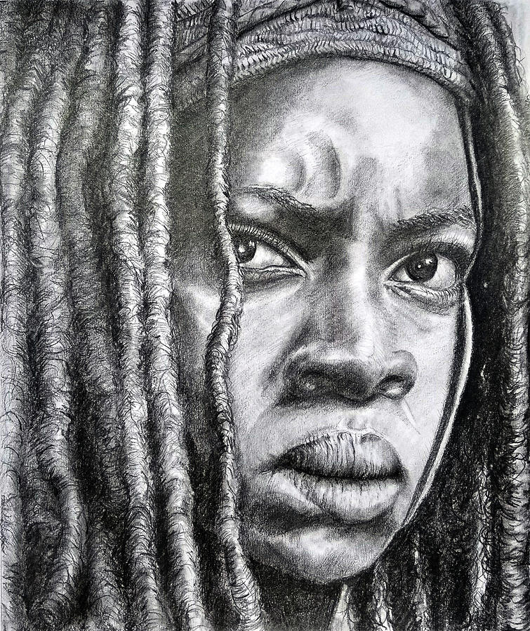 Michonne Drawing by Jay Graham - Fine Art America