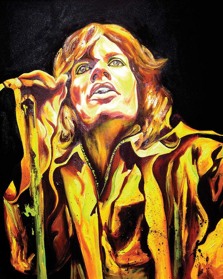 Mick Jagger Painting - Mick by Jacqueline DelBrocco Mick Jagger Painting - Mick by Jacqueline DelBrocco