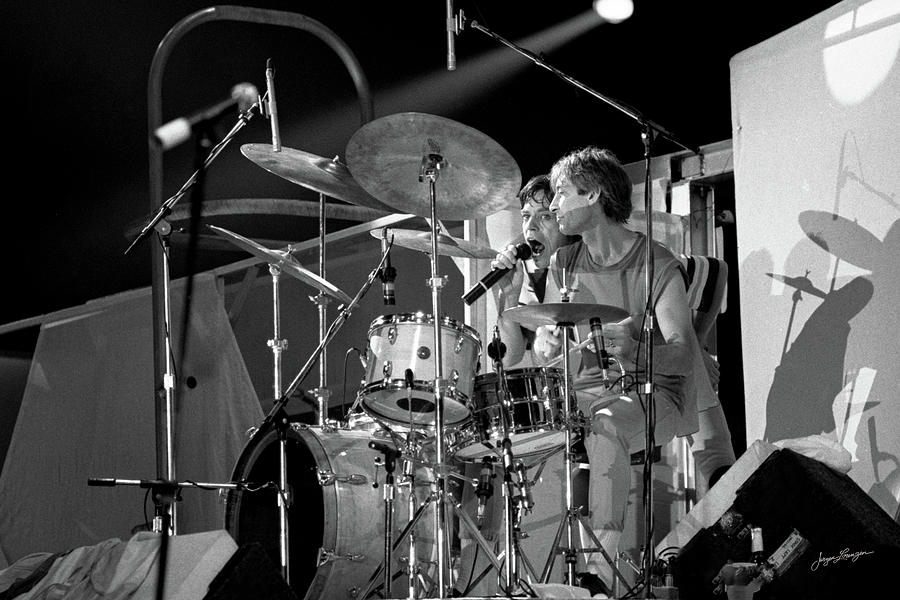 Mick Jagger and Charlie Watts Photograph by Jurgen Lorenzen