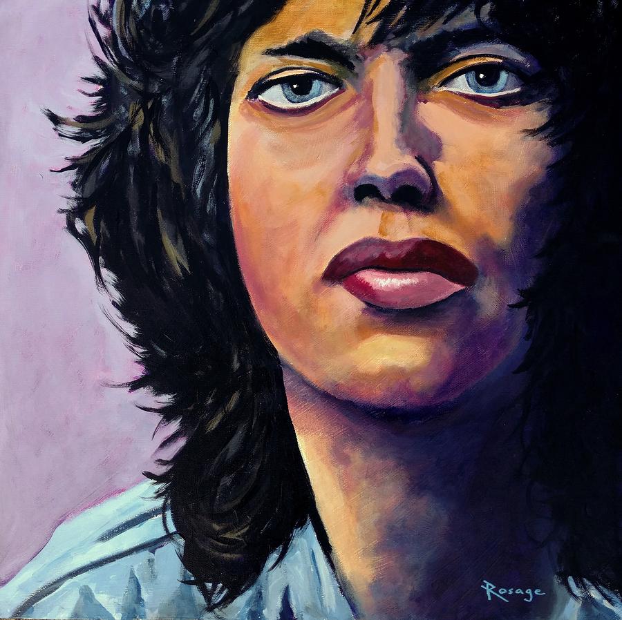 Mick Jagger Painting - Mick Jagger by Bernie Rosage Jr
