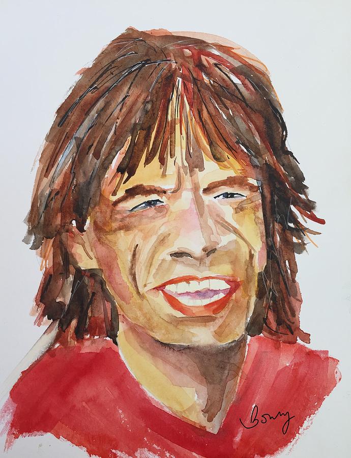 Mick Jagger Painting by Bonny Butler