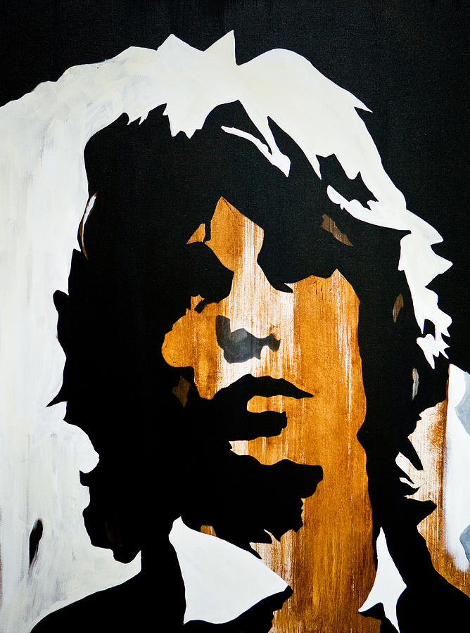 Mick Jagger Painting - Mick Jagger Get what you want by Brad Jensen