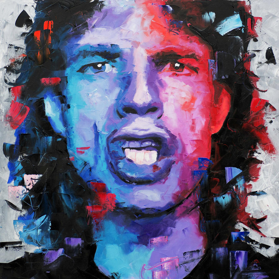 Mick Jagger Painting by Richard Day