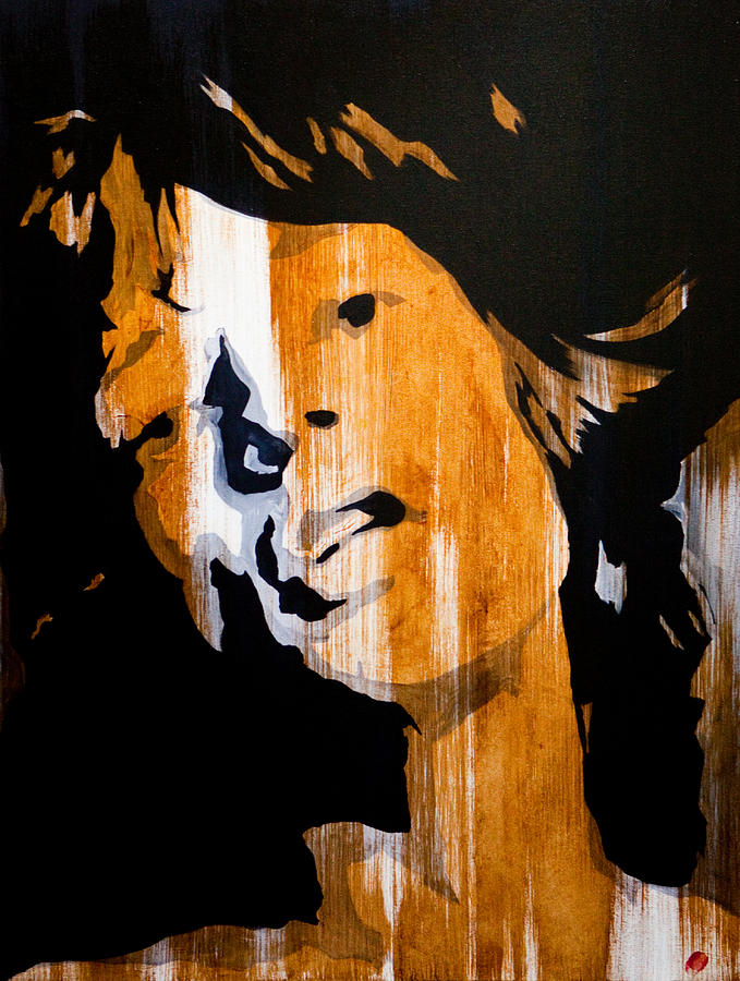 Mick Jagger Painting - Mick Jagger Satisfaction by Brad Jensen