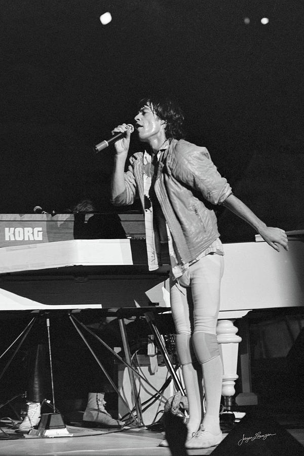 Mick Jagger Singing at Piano Photograph by Jurgen Lorenzen