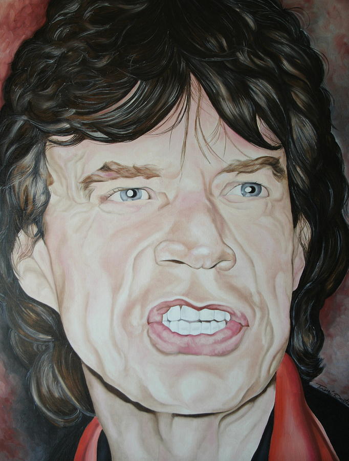 Mick Jagger Painting - Mick Jagger by Timothe Winstead