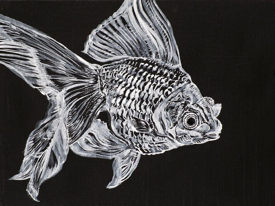 Mick The Goldfish Painting by Fabrizio Cassetta
