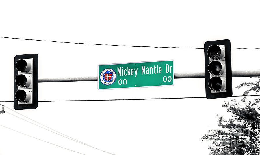 Mickey Mantle Drive Oklahoma City Photograph by John Rizzuto