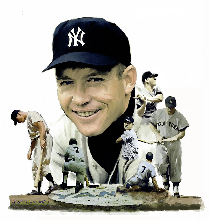 Mickey Mantle Paintings for Sale - Fine Art America
