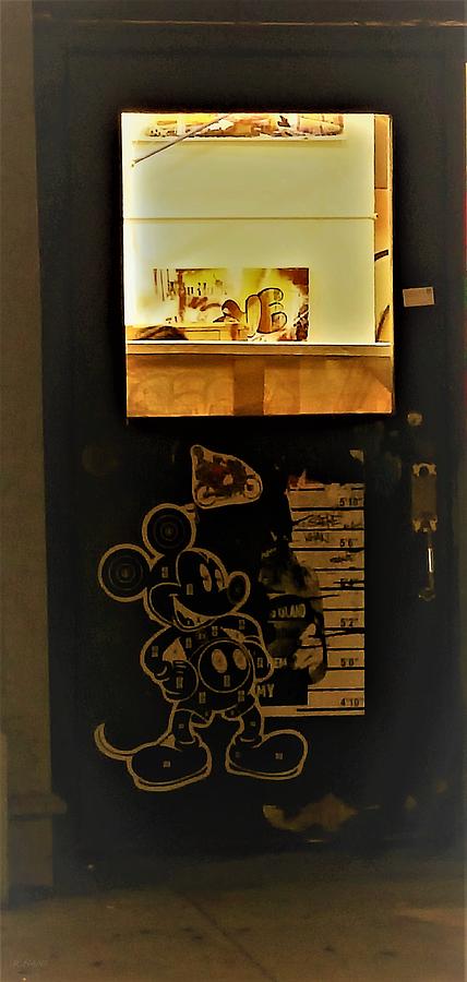 Mickey Mouse Door Photograph by Rob Hans