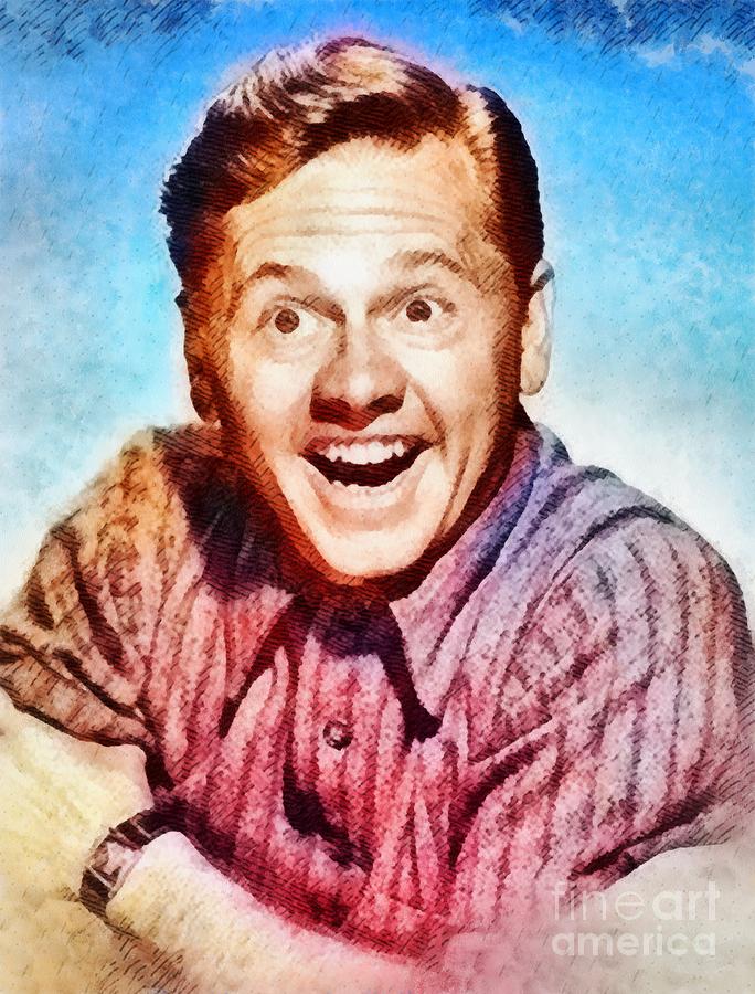 Mickey Rooney, Hollywood Legend By John Springfield Painting