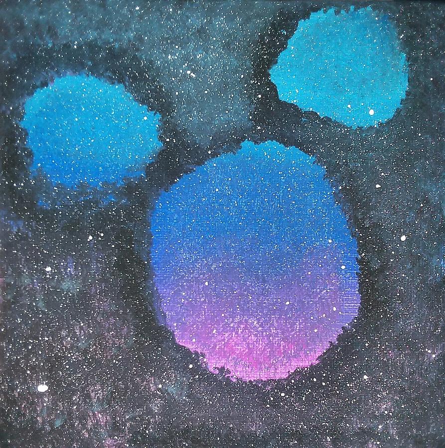 Mickey Way Galaxy  Painting by Vale Anoai
