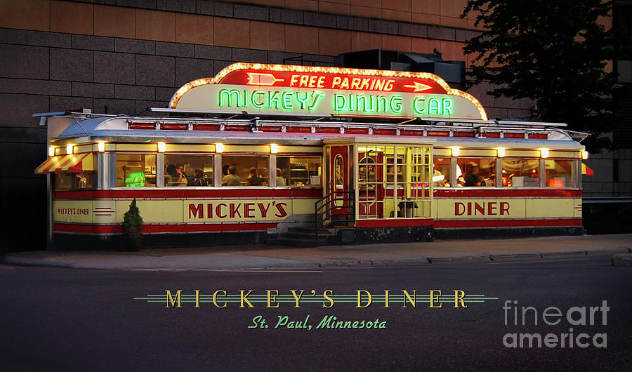 Mickeys Diner, St. Paul Photograph by Ron Long