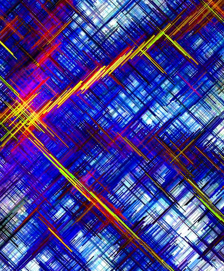 Abstract Digital Art - Micro Linear 6 by Will Borden