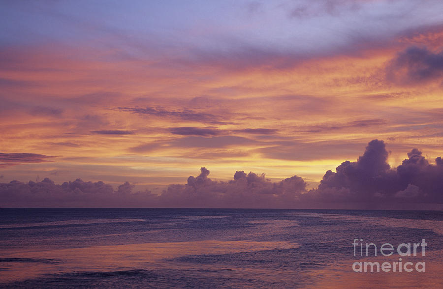 Micronesian Sunset Photograph by Dave Fleetham - Printscapes