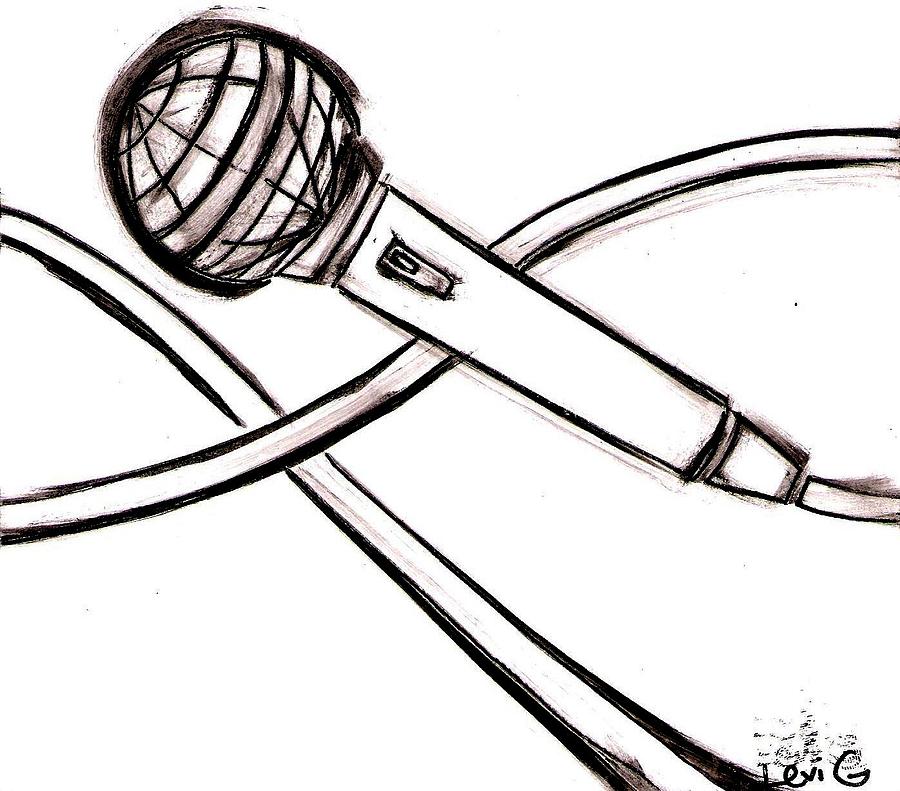 Coloring Page Illustration For The Microphone Outline Sketch Drawing  Vector Microphone Drawing Microphone Outline Microphone Sketch PNG and  Vector with Transparent Background for Free Download