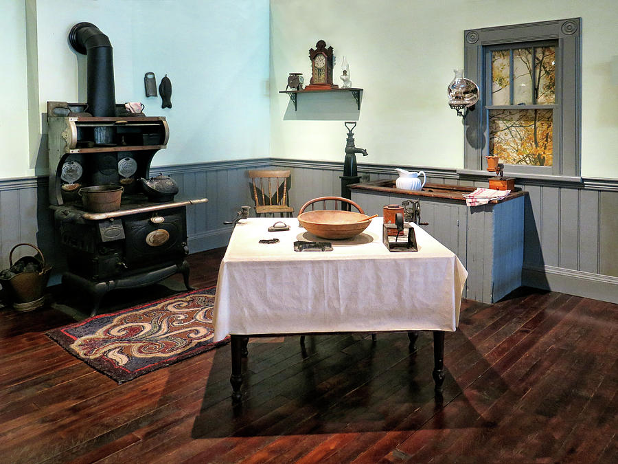 Mid 19th Century American Kitchen Photograph by Dave Mills