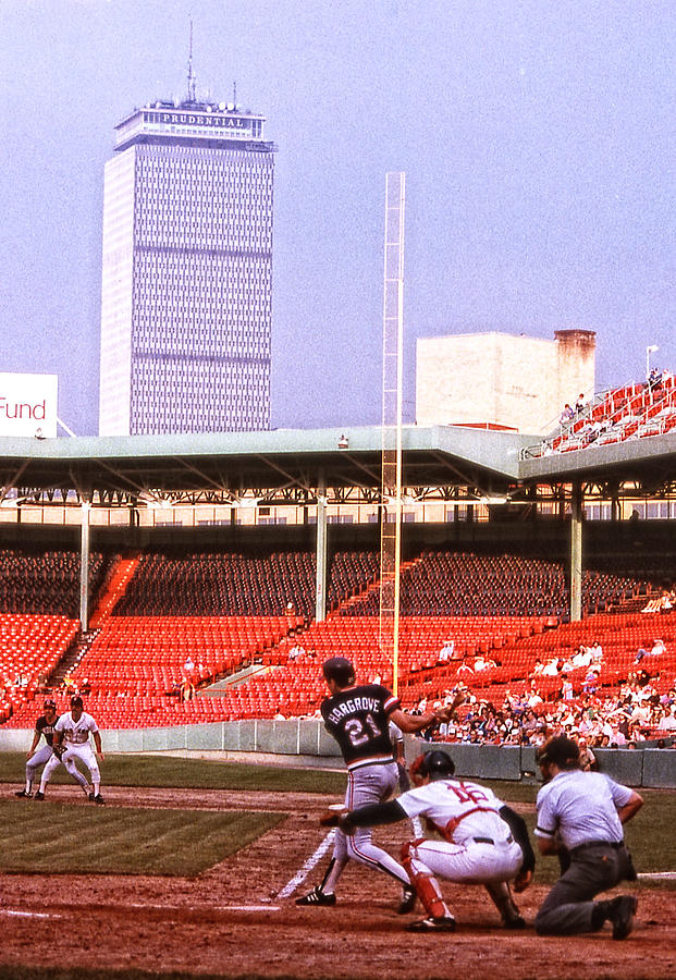 Mid 80s Boston Red Sox Game Photograph by Mike Martin