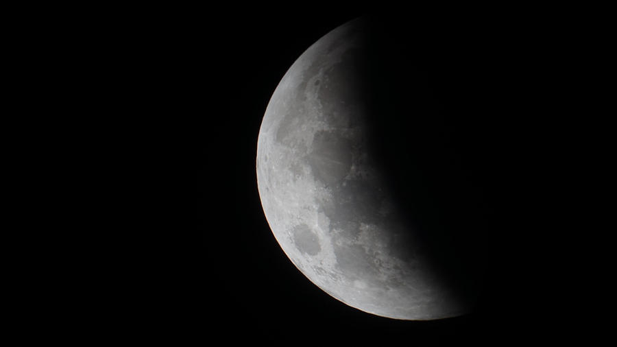 Mid Eclipse Photograph by Brooke Bowdren