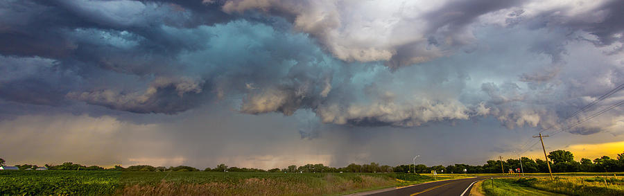 Mid July Nebraska Thunderstorms 015 Photograph by NebraskaSC