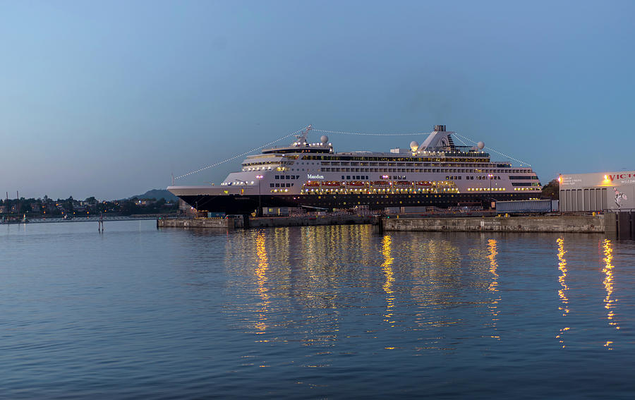 Mid sized CRUISE ship - MS MAASDAM at Ogden Point, Victoria BC Canada 5 ...