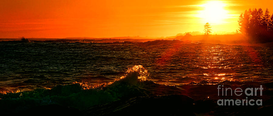 Midcoast Maine Sunset Photograph by Olivier Le Queinec